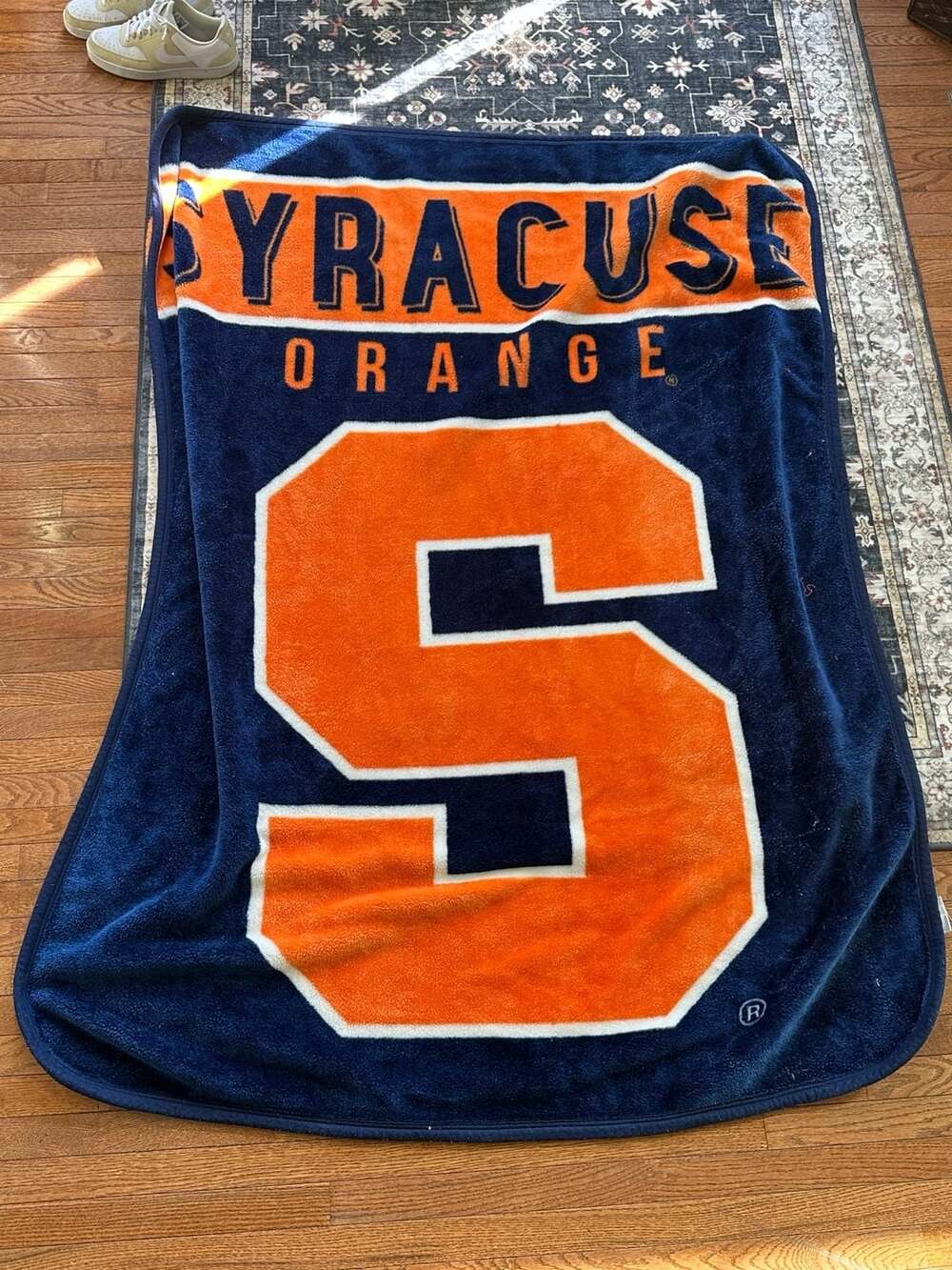 Syracuse University Orange Plush Throw Blanket